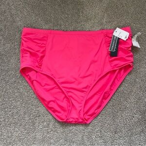 LA BLANCA Vibrant Pink tummy control Swim bottoms